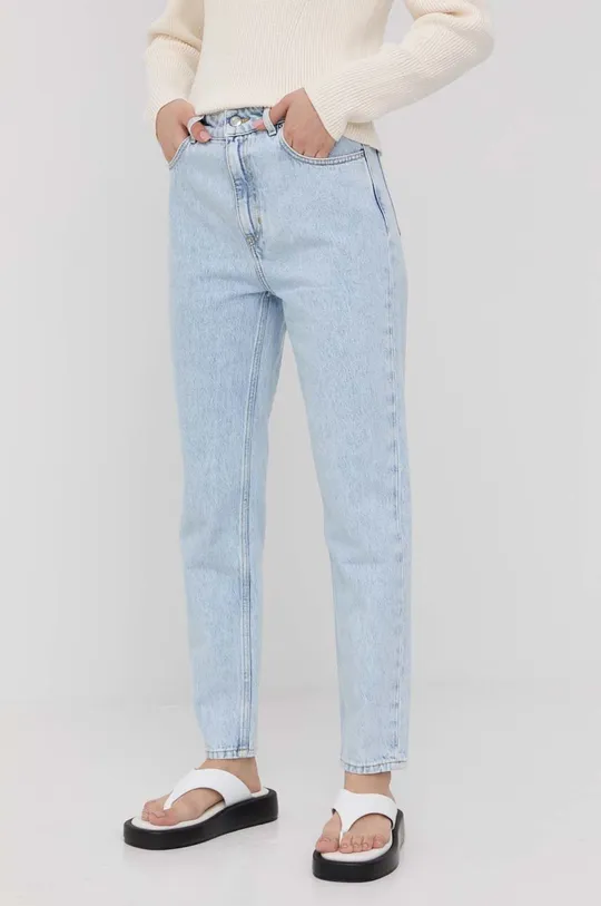 niebieski BOSS jeansy 50452900 Damski