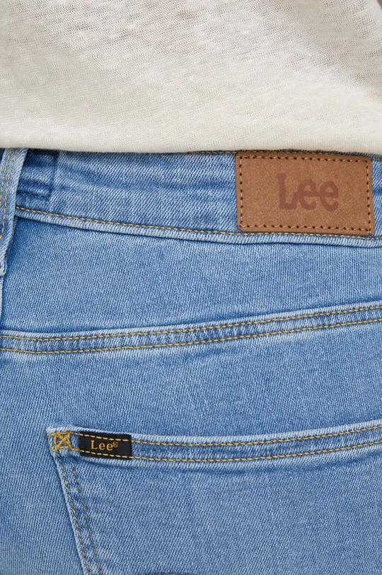 niebieski Lee jeansy ELLY MID CHARLY