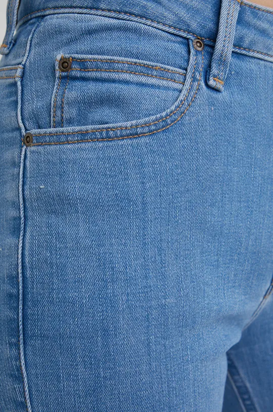 niebieski Lee jeansy SCARLETT HIGH LIGHT LITA