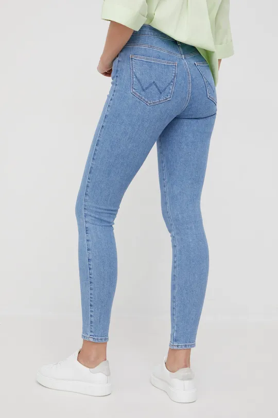Wrangler jeansy HIGH RISE SKINNY CALI BLUE 97 % Bawełna, 2 % Elastomultiester, 1 % Elastan