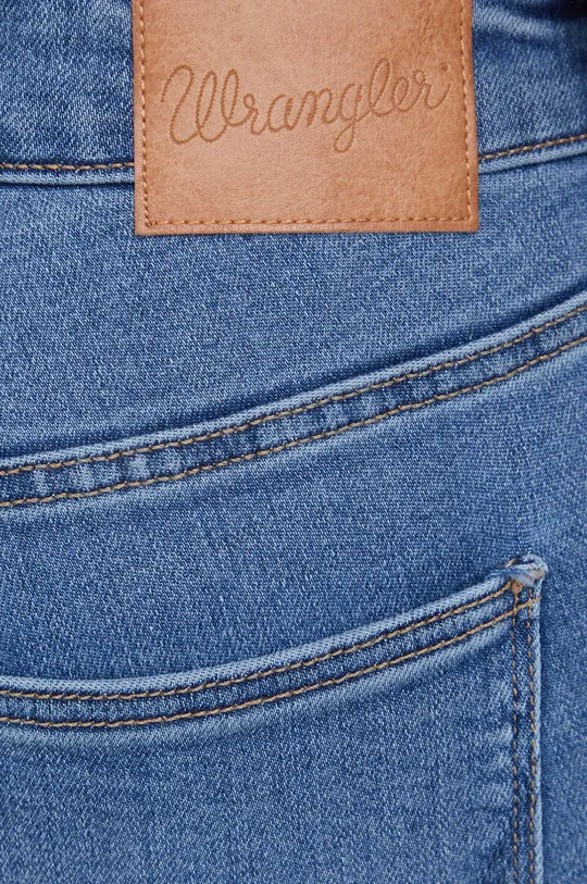 niebieski Wrangler jeansy SKINNY SOFT MARBLE