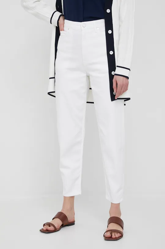 λευκό Τζιν παντελόνι Calvin Klein Γυναικεία