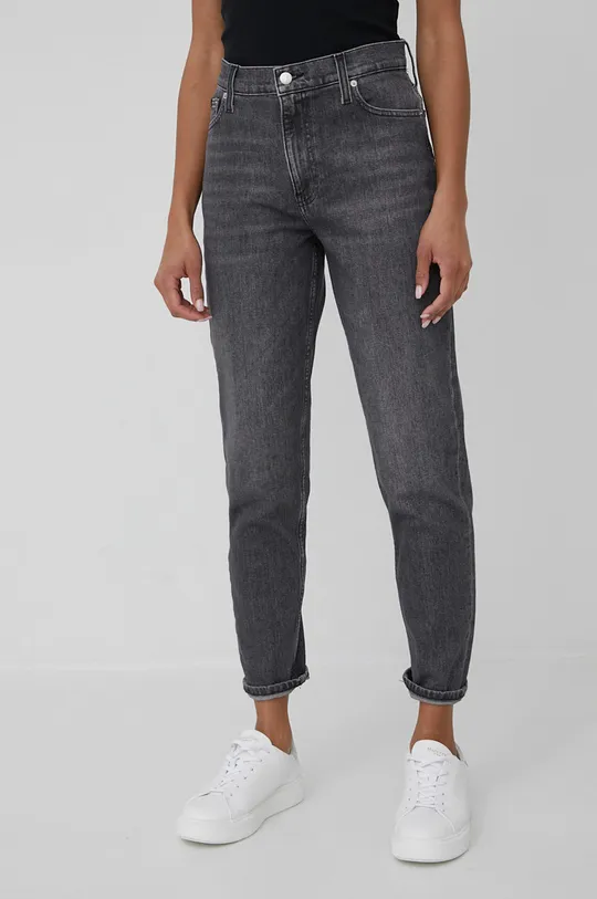 szary Calvin Klein Jeans jeansy J20J218515.PPYY Damski