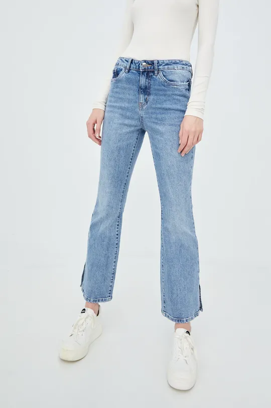 niebieski Vero Moda jeansy Selma Damski