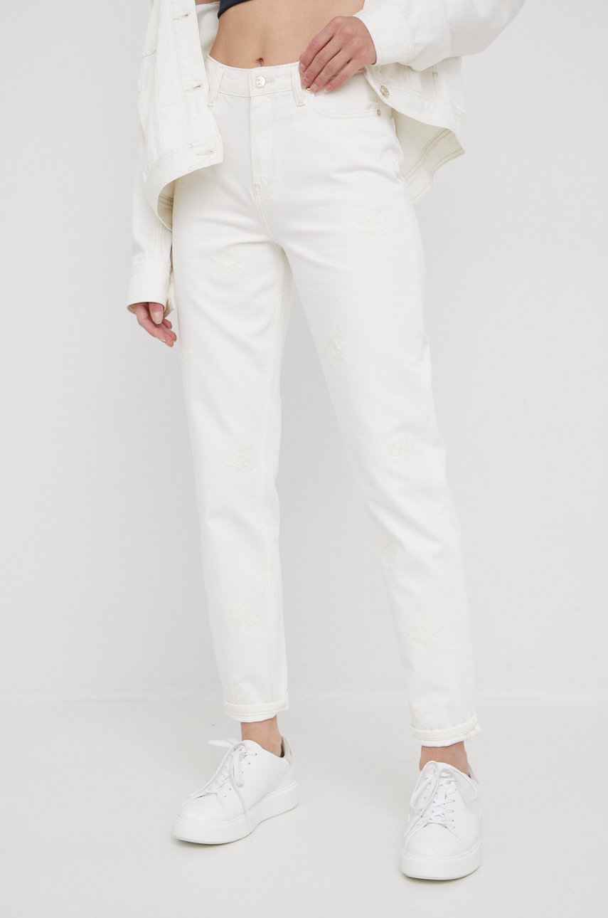 biały Tommy Hilfiger jeansy Damski