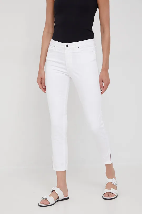 biały Armani Exchange jeansy 3LYJ22.Y1VLZ Damski