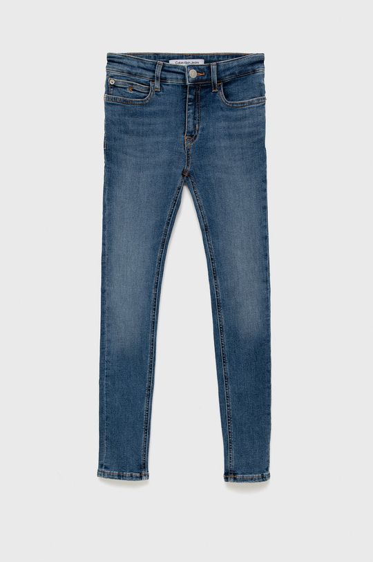 jasny niebieski Calvin Klein Jeans jeansy dziecięce Dziewczęcy