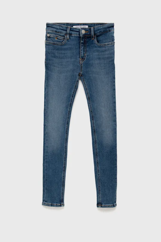 niebieski Calvin Klein Jeans jeansy dziecięce IG0IG01465.PPYY Dziewczęcy