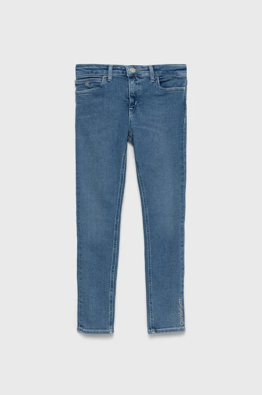 блакитний Дитячі джинси Calvin Klein Jeans Для дівчаток