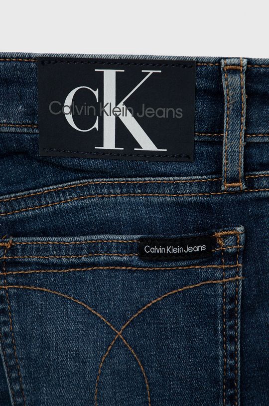 tmavomodrá Detské rifle Calvin Klein Jeans