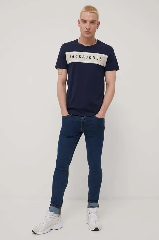 Jack & Jones jeansy granatowy