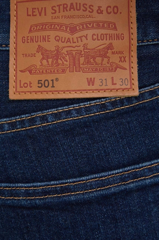 sötétkék Levi's farmer 501