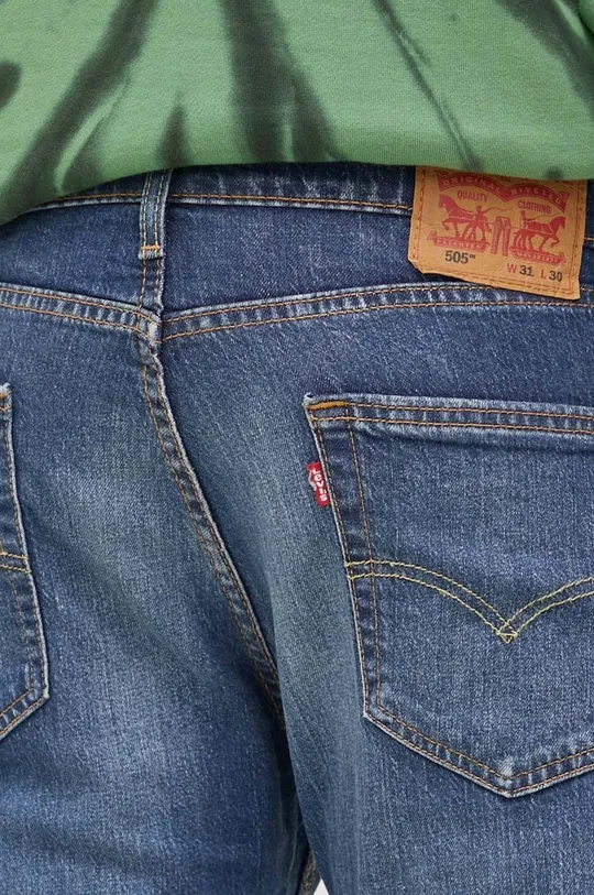 niebieski Levi's jeansy 505