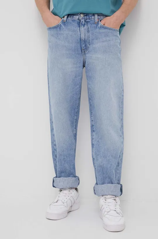 niebieski Levi's jeansy STAY LOOSE Męski
