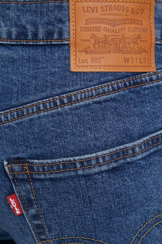 granatowy Levi's jeansy 502