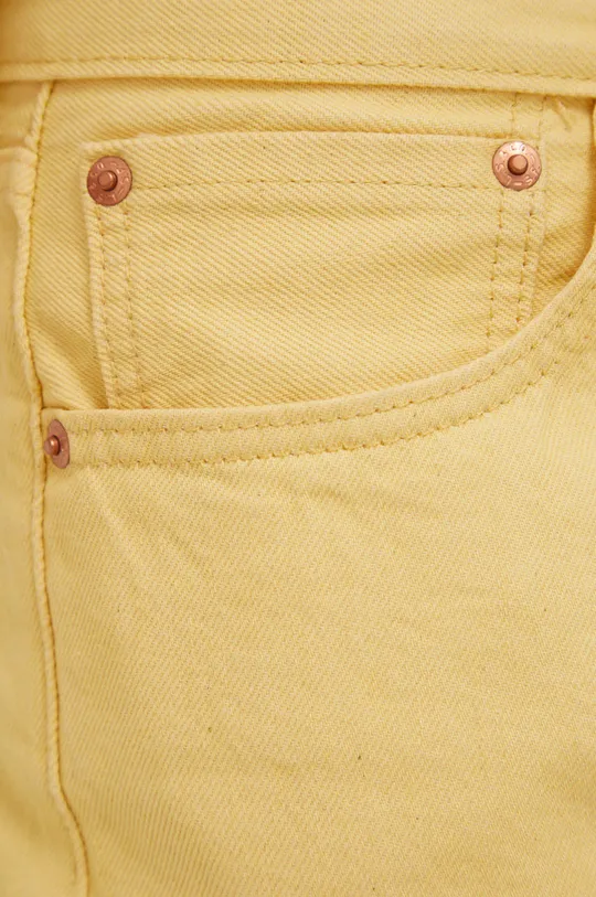 żółty Levi's jeansy 501 ORIGINAL
