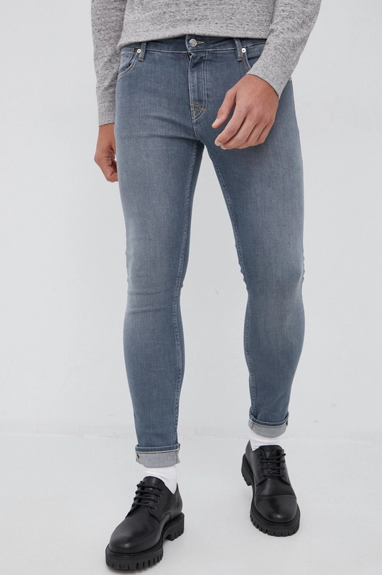 szary Scotch & Soda Jeansy Męski