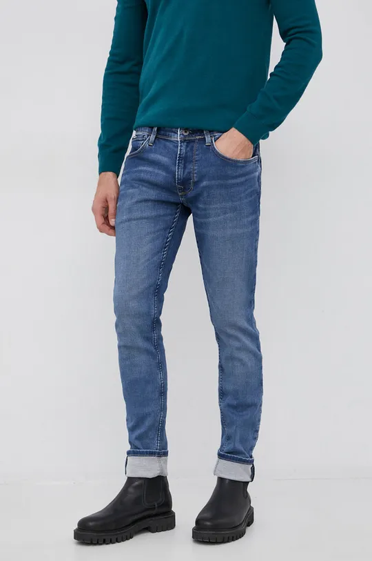 μπλε Τζιν παντελόνι Pepe Jeans FINSBURY Ανδρικά