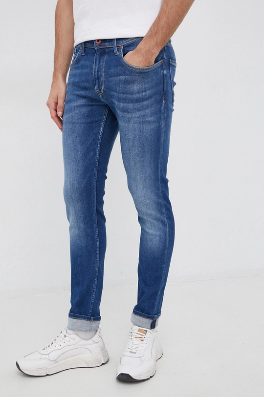 niebieski Pepe Jeans Jeansy Finsbury Męski