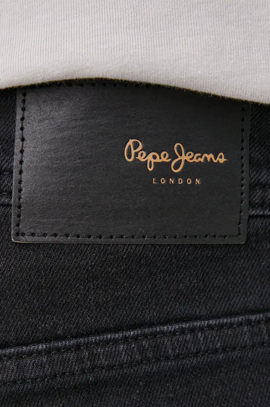 czarny Pepe Jeans Jeansy Cash