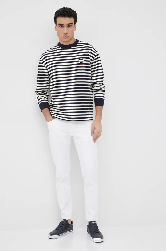 Liu Jo jeansy Fred M122P304FREDBULL biały