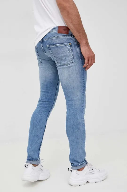 Τζιν παντελόνι Pepe Jeans Finsbury  Κύριο υλικό: 98% Βαμβάκι, 2% Σπαντέξ Φόδρα τσέπης: 35% Σπαντέξ, 65% Πολυεστέρας