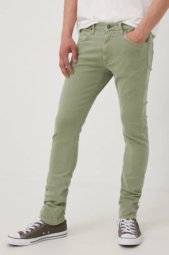 zielony Lee jeansy LUKE GREENSTONE Męski