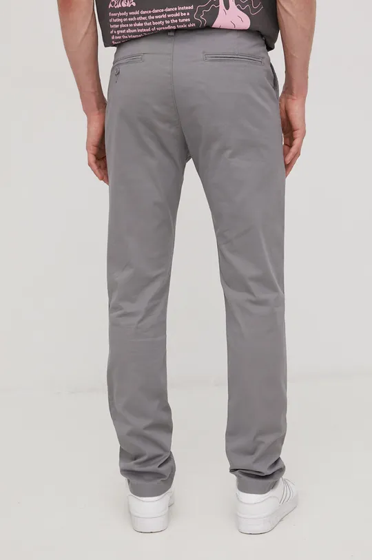 Lee spodnie SLIM CHINO STEEL GREY 98 % Bawełna, 2 % Elastan