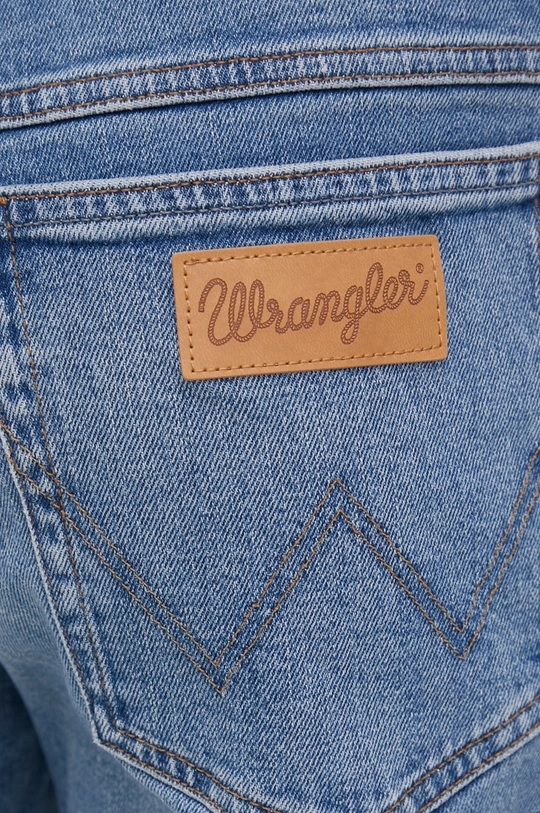 μπλε Τζιν παντελόνι Wrangler Texas Slim Green Steel