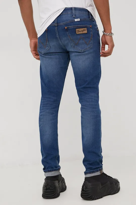Wrangler jeansy LARSTON VISUAL BLUE 92 % Bawełna, 1 % Elastan, 7 % Elastomultiester