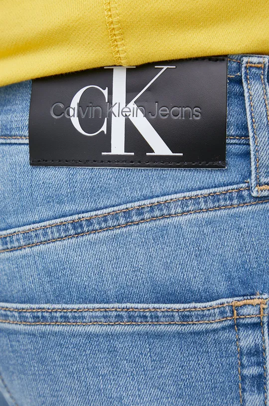 niebieski Calvin Klein Jeans jeansy J30J320466.PPYY