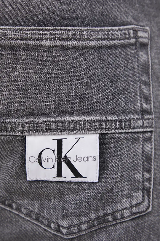 szary Calvin Klein Jeans jeansy J30J320456.PPYY