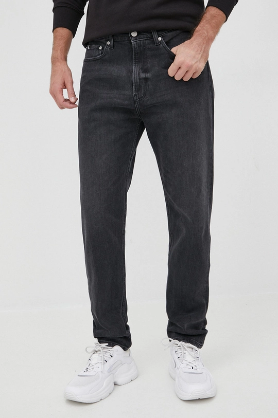 szary Calvin Klein Jeans jeansy J30J320705.PPYY Męski