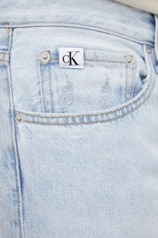 niebieski Calvin Klein Jeans jeansy J30J320460.PPYY