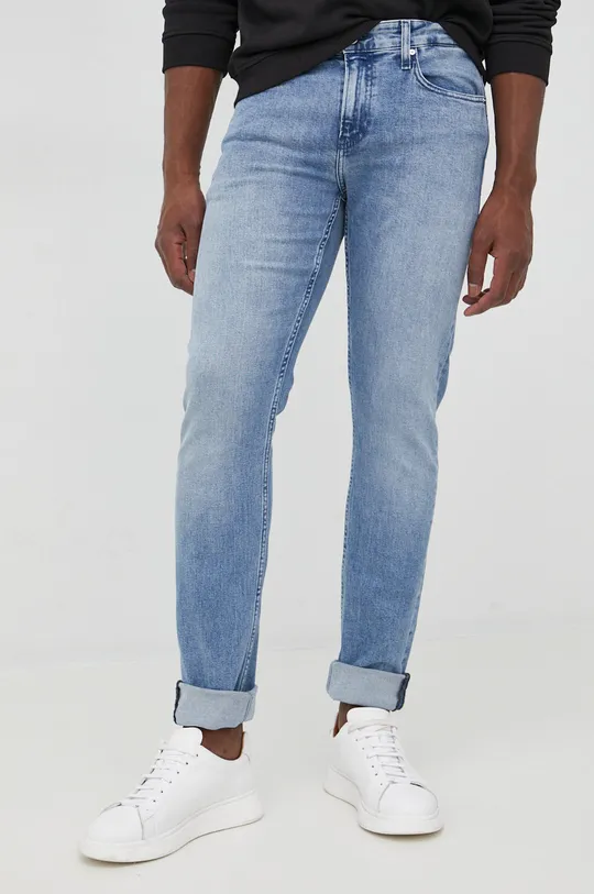 niebieski Calvin Klein jeansy Męski