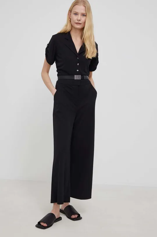 Ολόσωμη φόρμα Lauren Ralph Lauren μαύρο