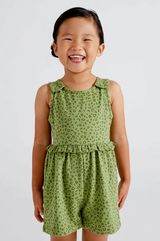 zelena Mayoral otroška obleka Dekliški
