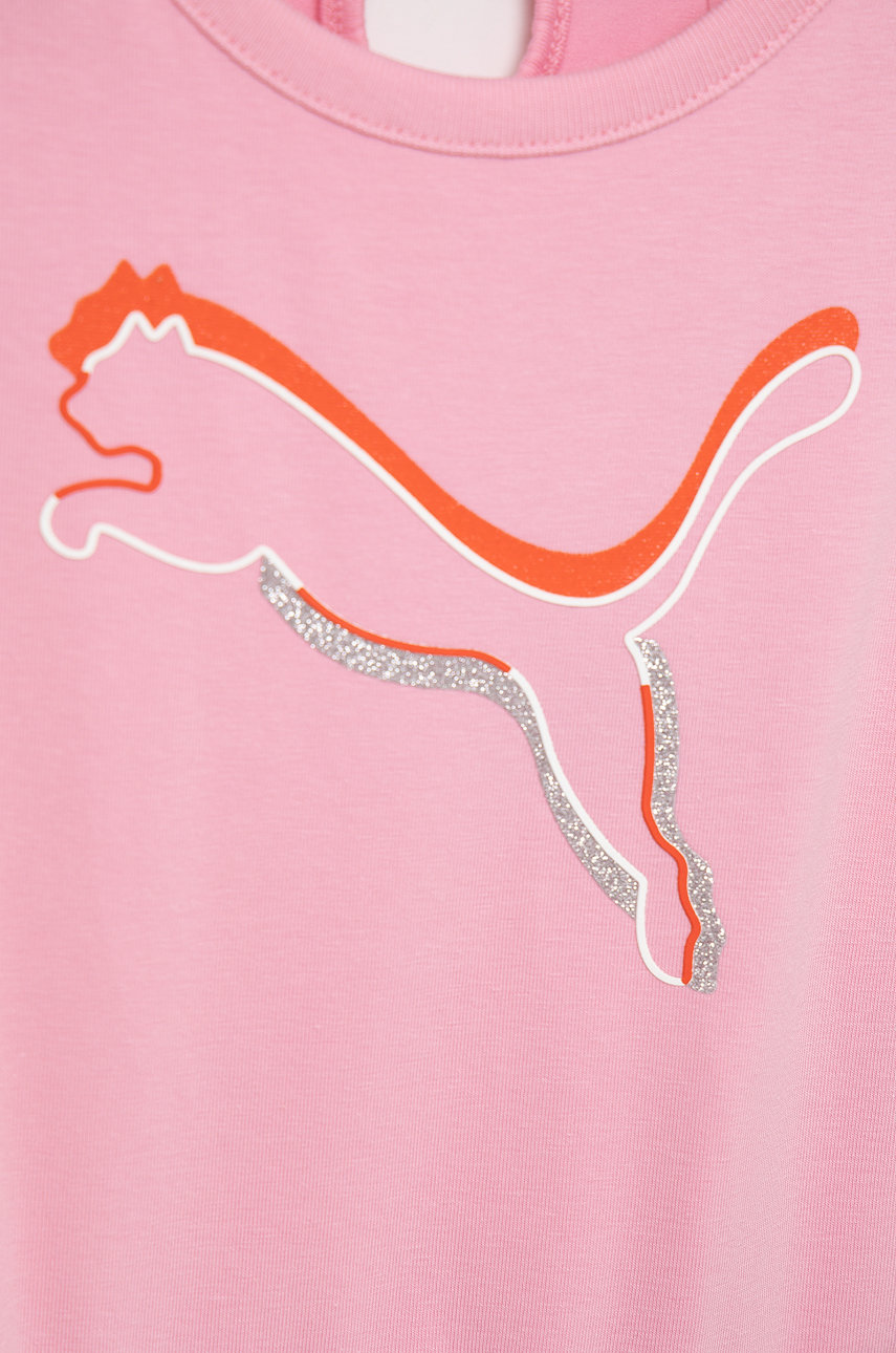 Dětský overal Puma 846950  Hlavní materiál: 95% Bavlna, 5% Elastan Provedení: 100% Bavlna Stahovák: 80% Bavlna, 20% Polyester