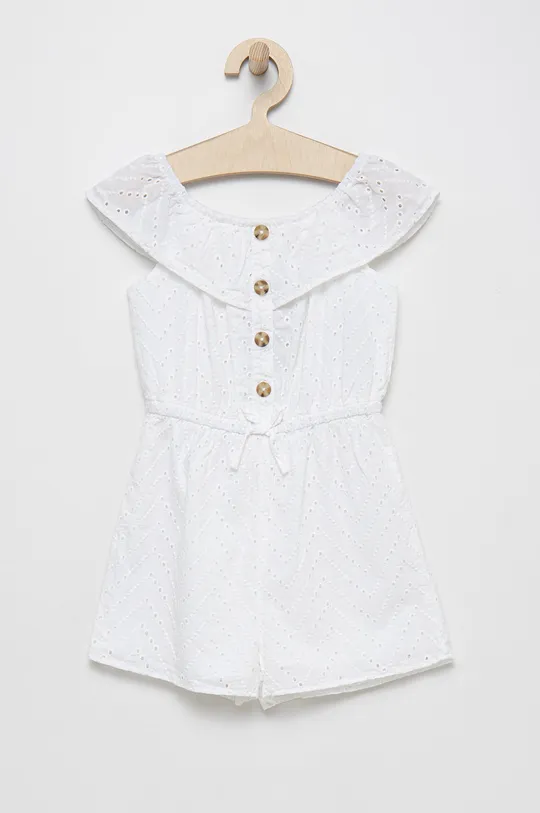 λευκό Παιδικές βαμβακερές φόρμες United Colors of Benetton Για κορίτσια