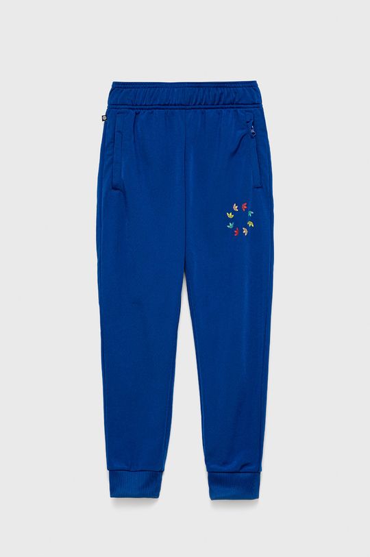 niebieski adidas Originals spodnie dresowe dziecięce HB9466 Chłopięcy