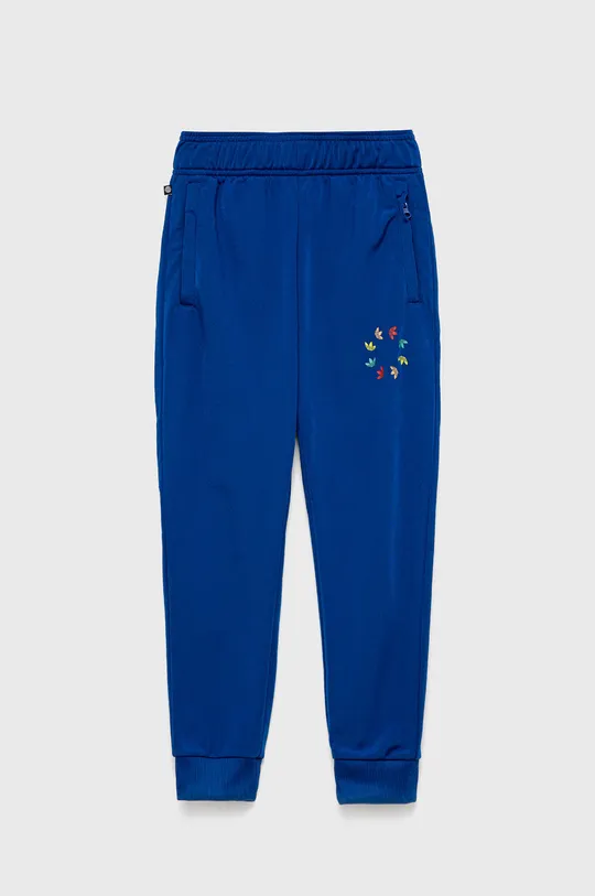 голубой Детские спортивные штаны adidas Originals Для мальчиков