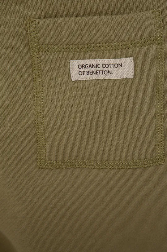 Detské bavlnené nohavice United Colors of Benetton  Základná látka: 100% Bavlna Elastická manžeta: 95% Bavlna, 5% Elastan
