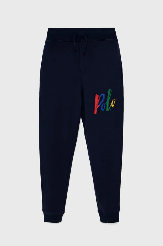 granatowy Polo Ralph Lauren spodnie bawełniane dziecięce 323868424002 Chłopięcy