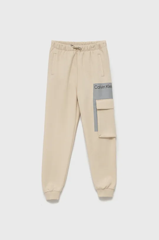 бежевый Детские брюки Calvin Klein Jeans Для мальчиков