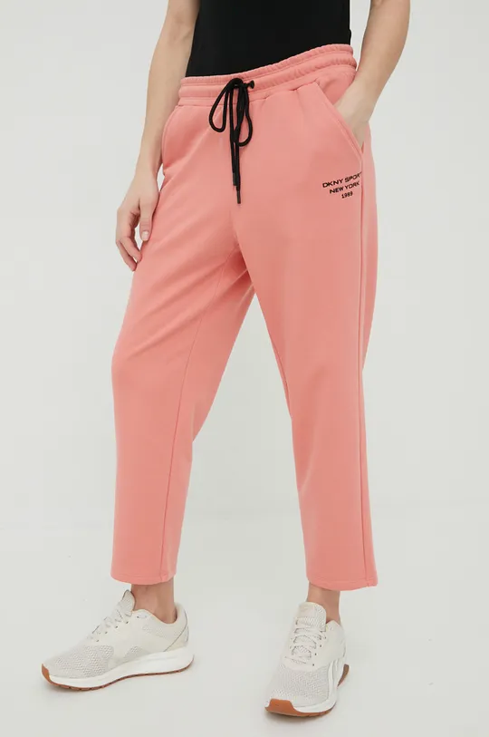 Παντελόνι φόρμας DKNY ροζ
