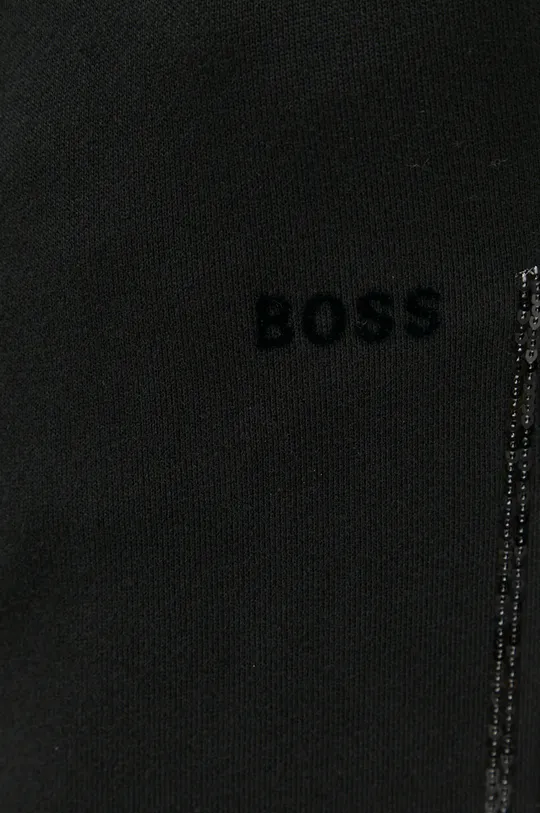 μαύρο Βαμβακερό παντελόνι Boss