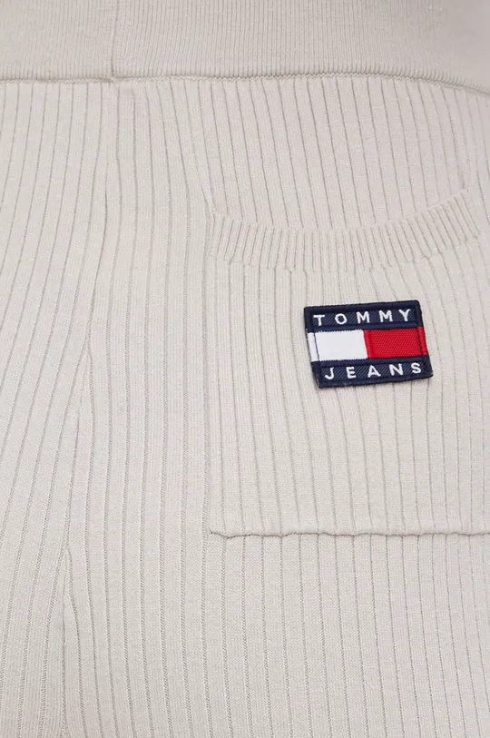 bézs Tommy Jeans nadrág