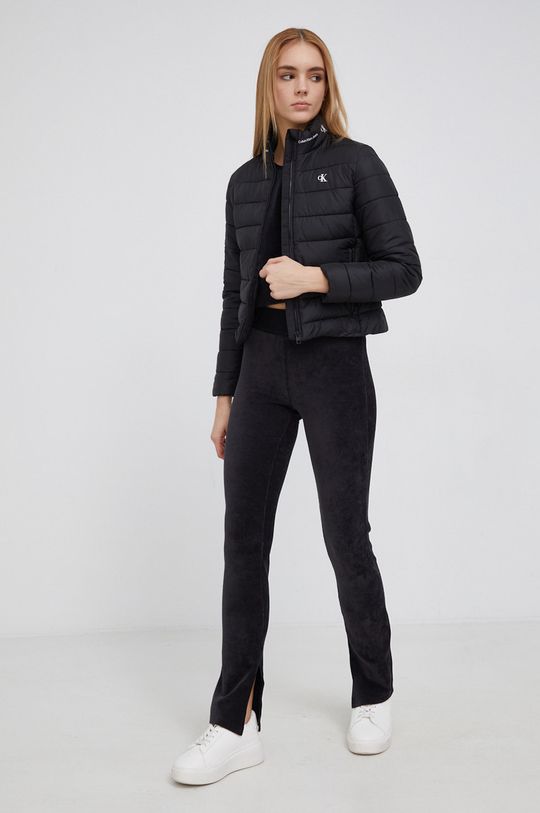Calvin Klein Jeans Spodnie sztruksowe czarny