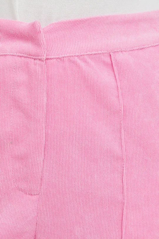 różowy Y.A.S Spodnie sztruksowe