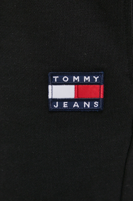 чёрный Хлопковые брюки Tommy Jeans